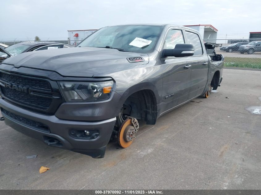 2021 Ram 1500 Big Horn VIN: 1C6SRFFMXMN822445 Lot: 37970092