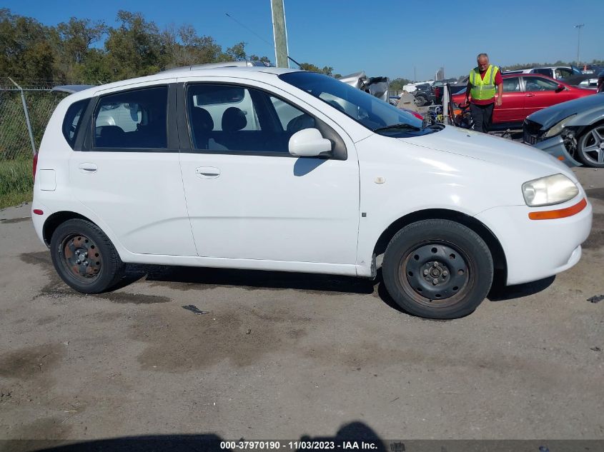 2008 Chevrolet Aveo Ls VIN: KL1TD66658B279825 Lot: 37970190