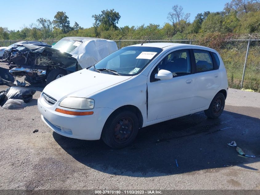 2008 Chevrolet Aveo Ls VIN: KL1TD66658B279825 Lot: 37970190