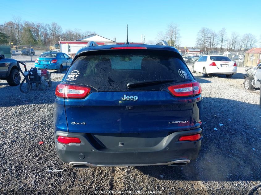 2018 Jeep Cherokee Limited 4X4 VIN: 1C4PJMDX8JD601564 Lot: 37970254