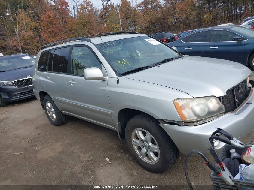 2003 Toyota Highlander V6 (A4) VIN: JTEHF21A930138429 Lot: 37970287