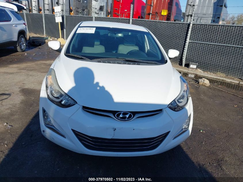 2014 Hyundai Elantra Limited VIN: 5NPDH4AE5EH480672 Lot: 37970502