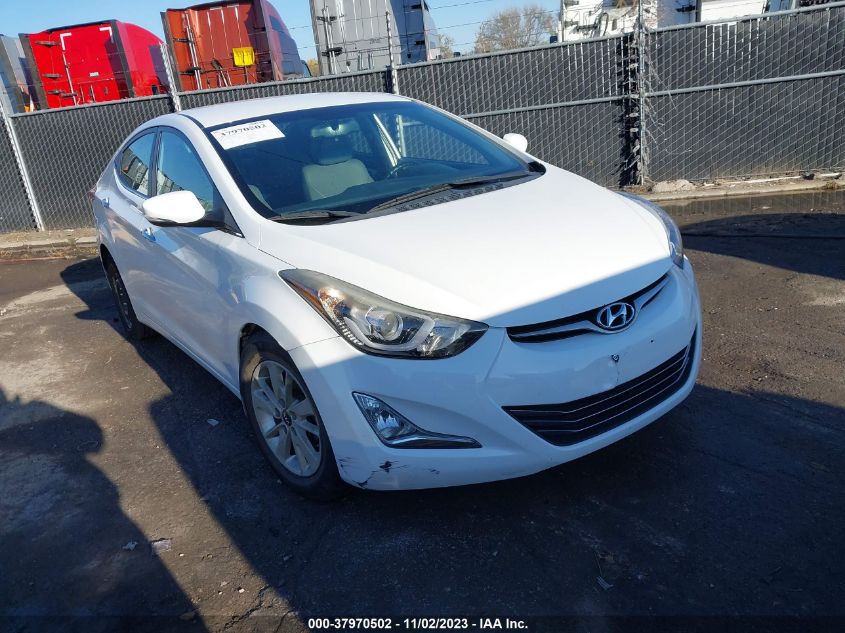 2014 Hyundai Elantra Limited VIN: 5NPDH4AE5EH480672 Lot: 37970502