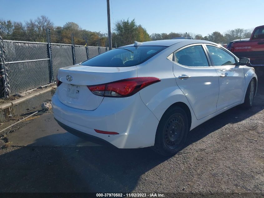 2014 Hyundai Elantra Limited VIN: 5NPDH4AE5EH480672 Lot: 37970502