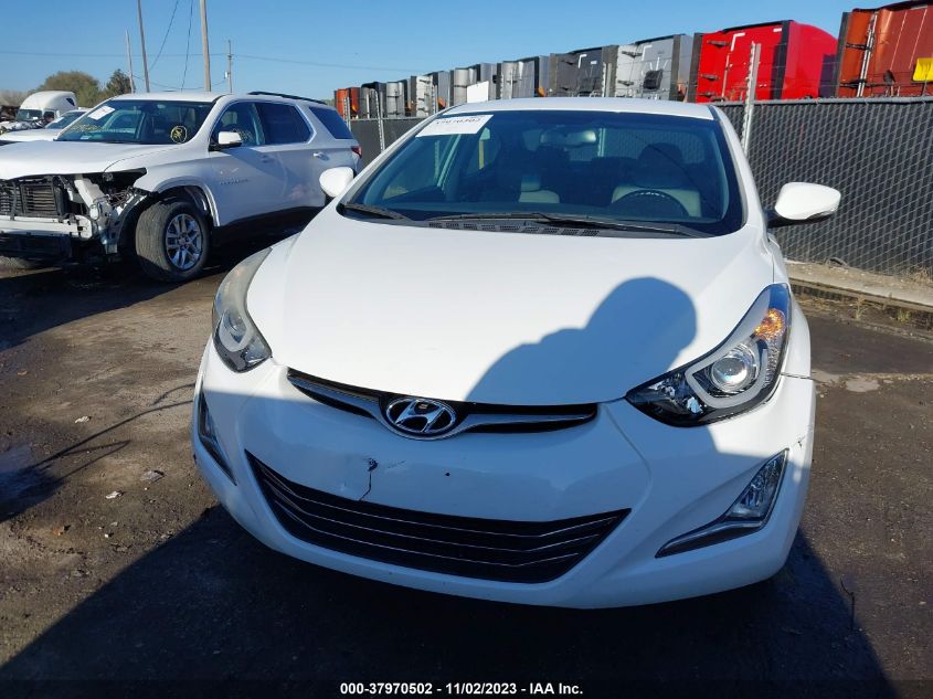 2014 Hyundai Elantra Limited VIN: 5NPDH4AE5EH480672 Lot: 37970502