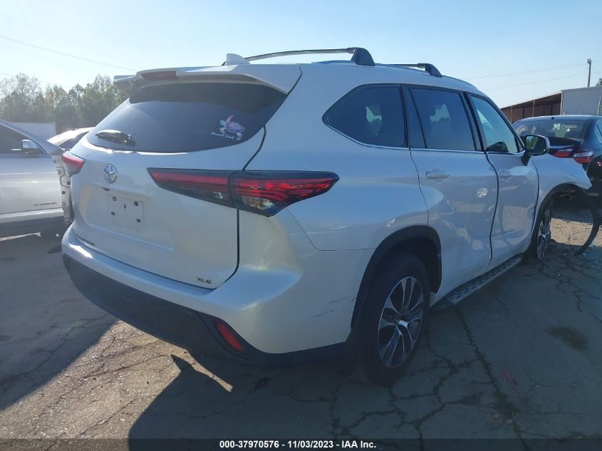 2021 Toyota Highlander Xle VIN: 5TDGZRAH7MS079179 Lot: 37970576