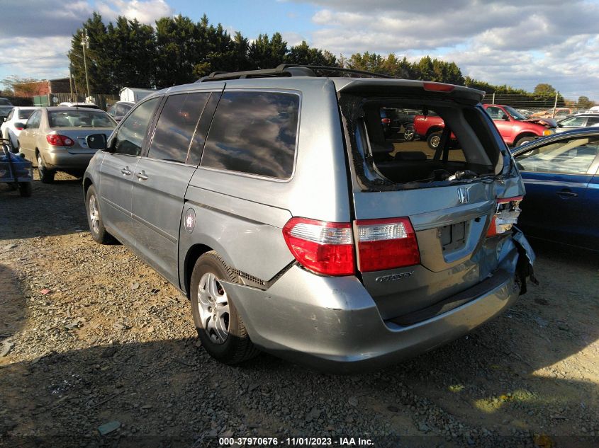 2007 Honda Odyssey Ex-L VIN: 5FNRL38667B099878 Lot: 37970676