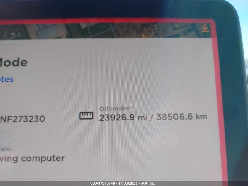 2022 Tesla Model 3 Long Range VIN: 5YJ3E1EBXNF273230 Lot: 37970748