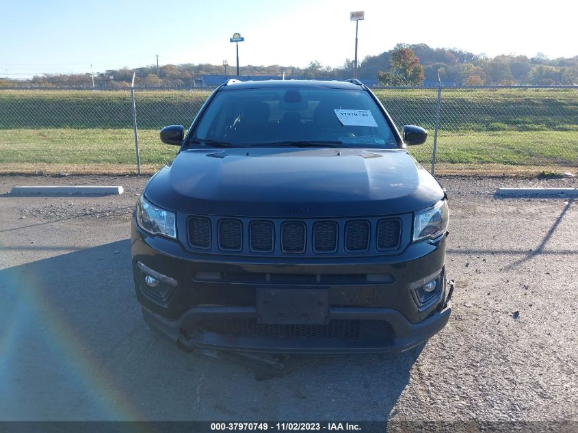 2020 Jeep Compass Altitude Fwd VIN: 3C4NJCBB2LT121672 Lot: 37970749