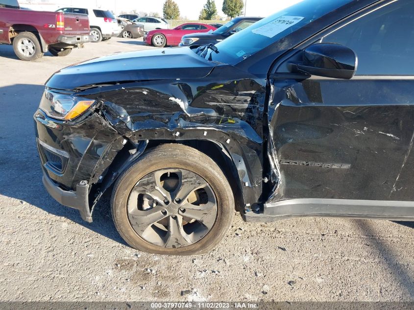 2020 Jeep Compass Altitude Fwd VIN: 3C4NJCBB2LT121672 Lot: 37970749