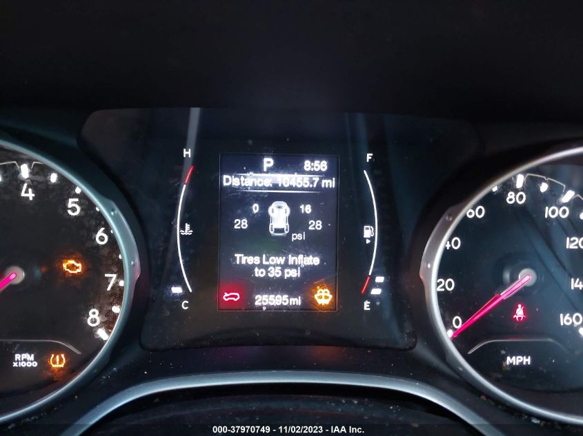 2020 Jeep Compass Altitude Fwd VIN: 3C4NJCBB2LT121672 Lot: 37970749