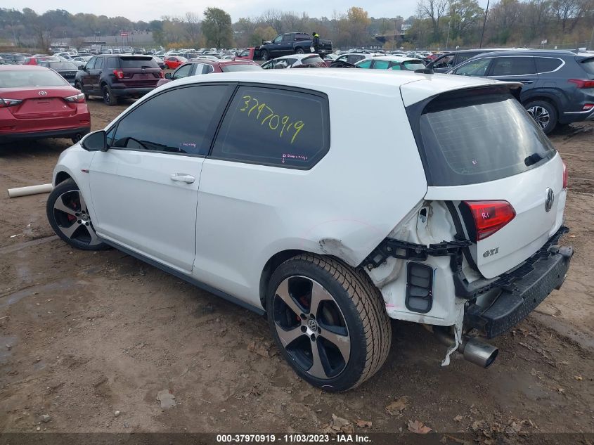 2015 Volkswagen Golf Gti 2.0T S 2-Door VIN: 3VWYT7AU6FM061179 Lot: 37970919