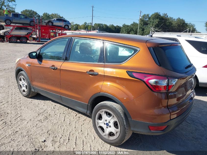 2017 Ford Escape S VIN: 1FMCU0F72HUE17724 Lot: 37971005