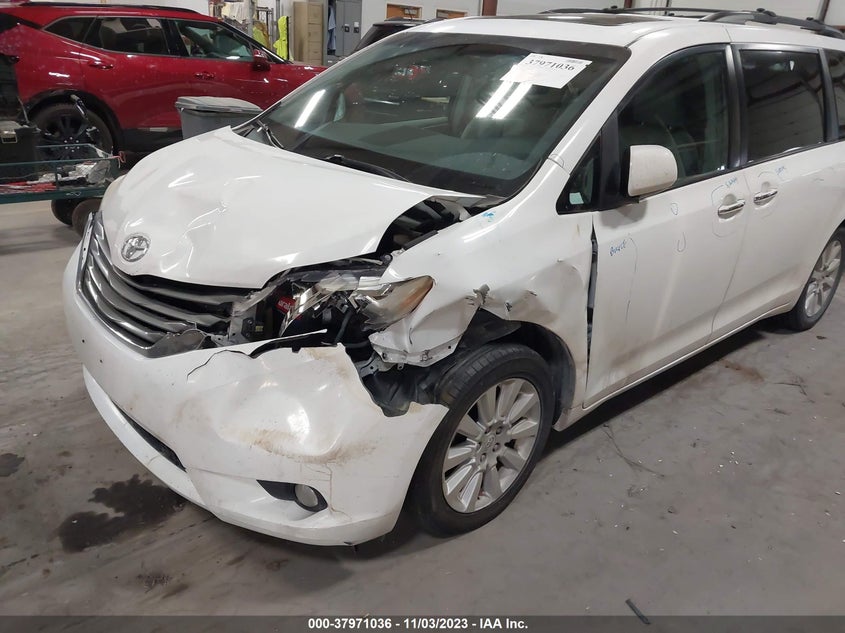 2011 Toyota Sienna Limited/Xle VIN: 5TDDK3DCXBS023920 Lot: 37971036