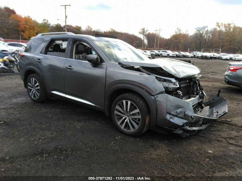 2022 Nissan Pathfinder Platinum VIN: 5N1DR3DK6NC267181 Lot: 37971292