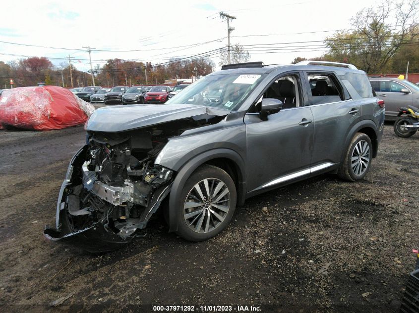 2022 Nissan Pathfinder Platinum VIN: 5N1DR3DK6NC267181 Lot: 37971292