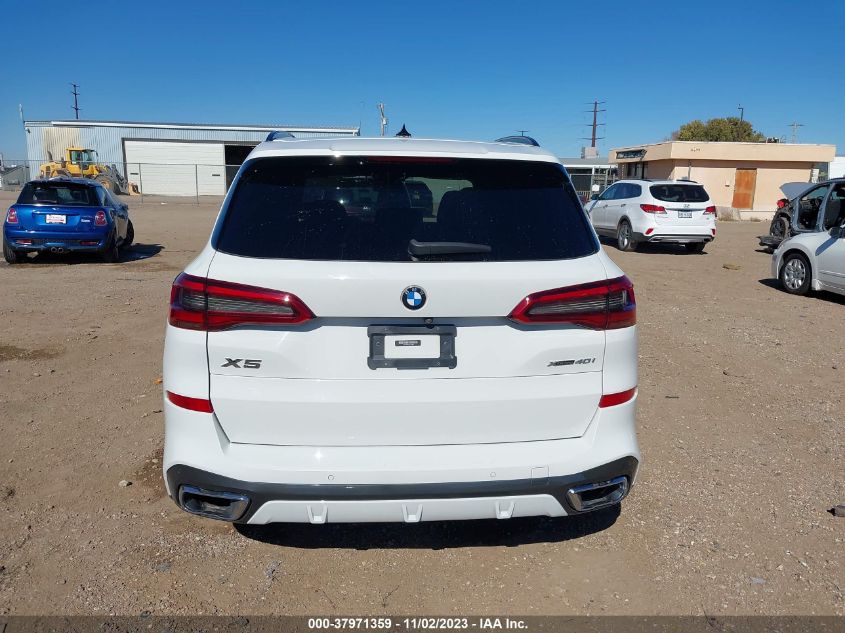 2019 BMW X5 xDrive40I VIN: 5UXCR6C57KLL02480 Lot: 37971359