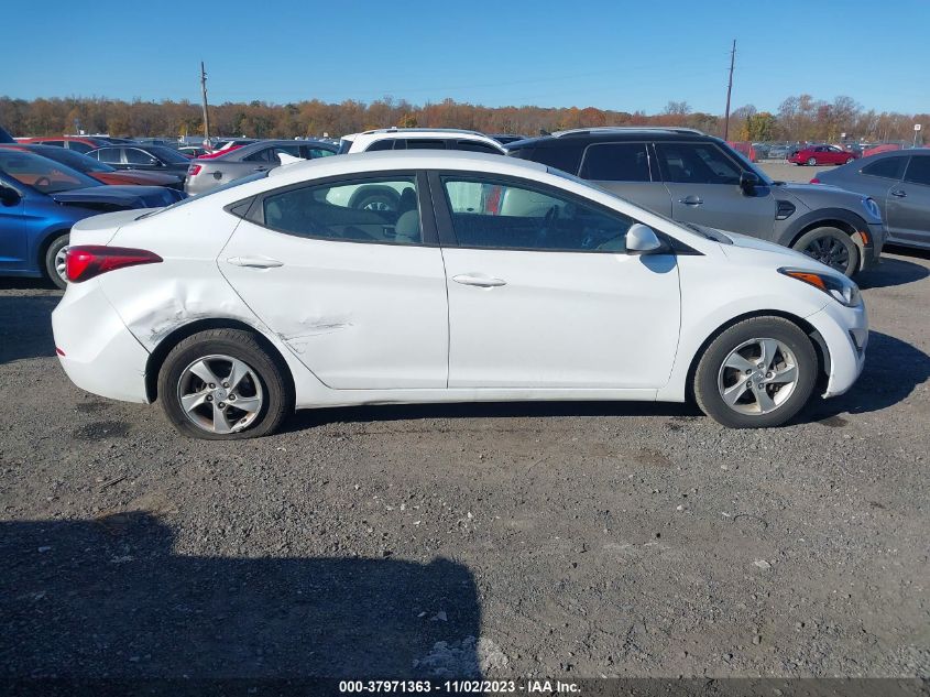 2015 Hyundai Elantra Se VIN: 5NPDH4AE8FH595901 Lot: 37971363