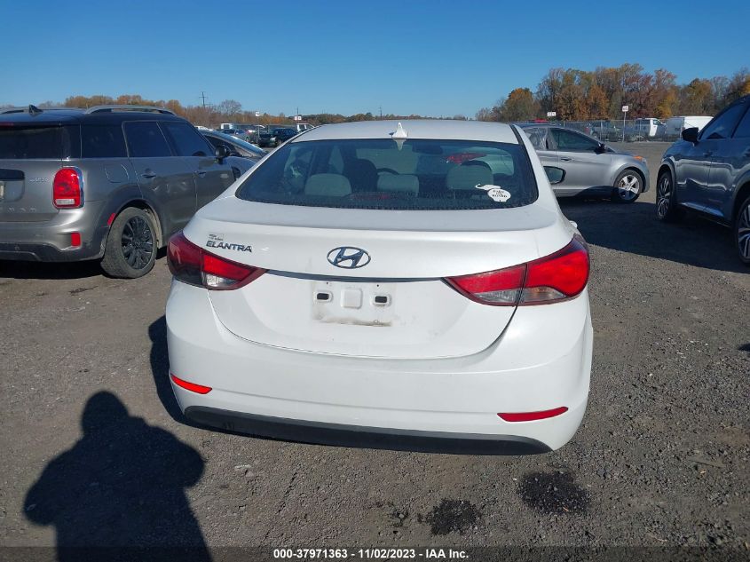 2015 Hyundai Elantra Se VIN: 5NPDH4AE8FH595901 Lot: 37971363