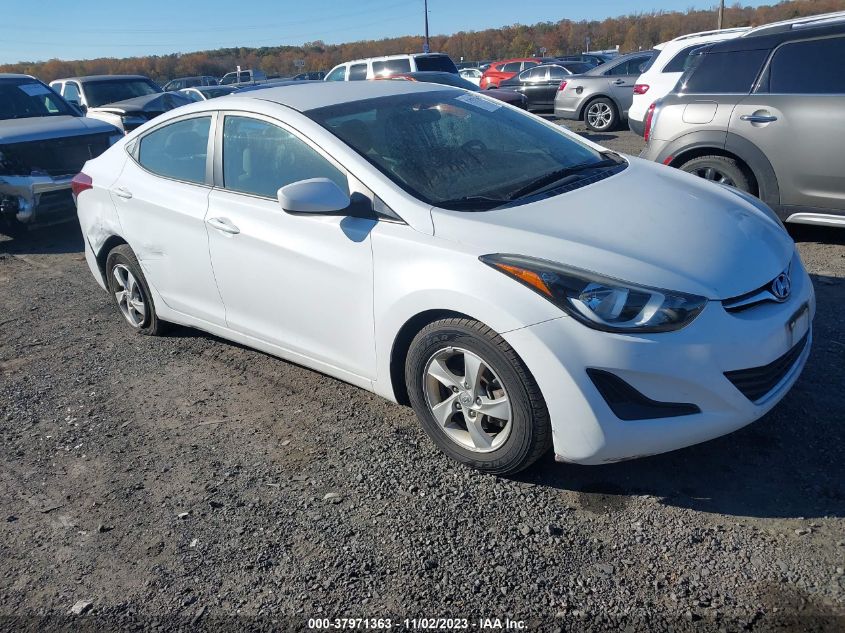 2015 Hyundai Elantra Se VIN: 5NPDH4AE8FH595901 Lot: 37971363