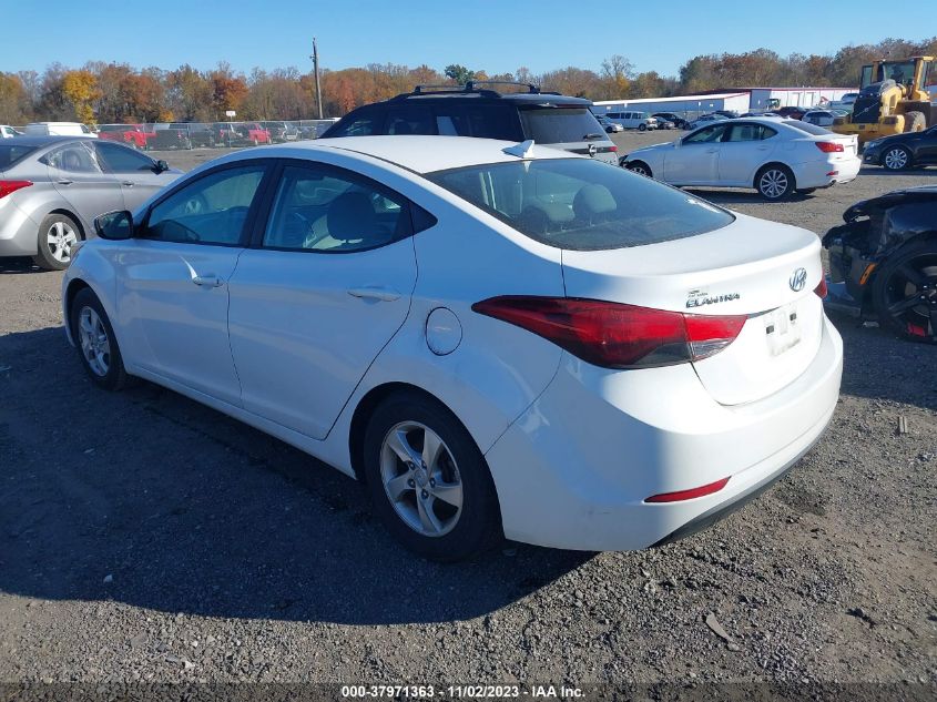 2015 Hyundai Elantra Se VIN: 5NPDH4AE8FH595901 Lot: 37971363