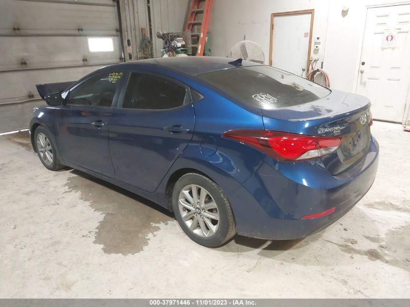 2015 Hyundai Elantra Se VIN: 5NPDH4AE6FH636817 Lot: 37971446