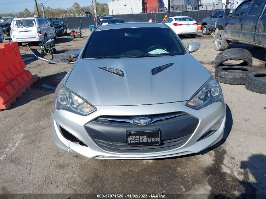 2013 Hyundai Genesis 3.8 Track VIN: KMHHU6KJ5DU107801 Lot: 37971525