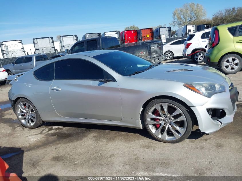 2013 Hyundai Genesis 3.8 Track VIN: KMHHU6KJ5DU107801 Lot: 37971525