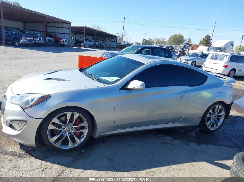 2013 Hyundai Genesis 3.8 Track VIN: KMHHU6KJ5DU107801 Lot: 37971525