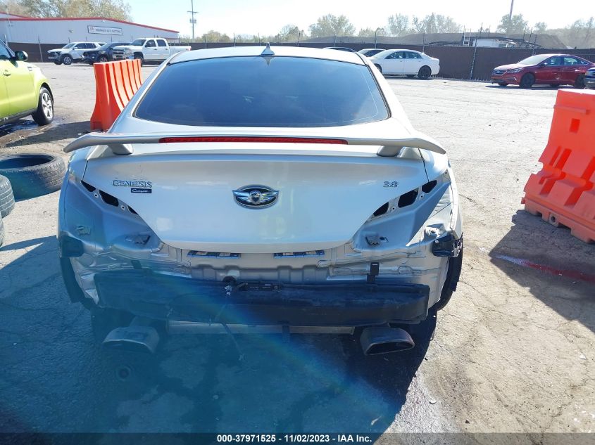 2013 Hyundai Genesis 3.8 Track VIN: KMHHU6KJ5DU107801 Lot: 37971525