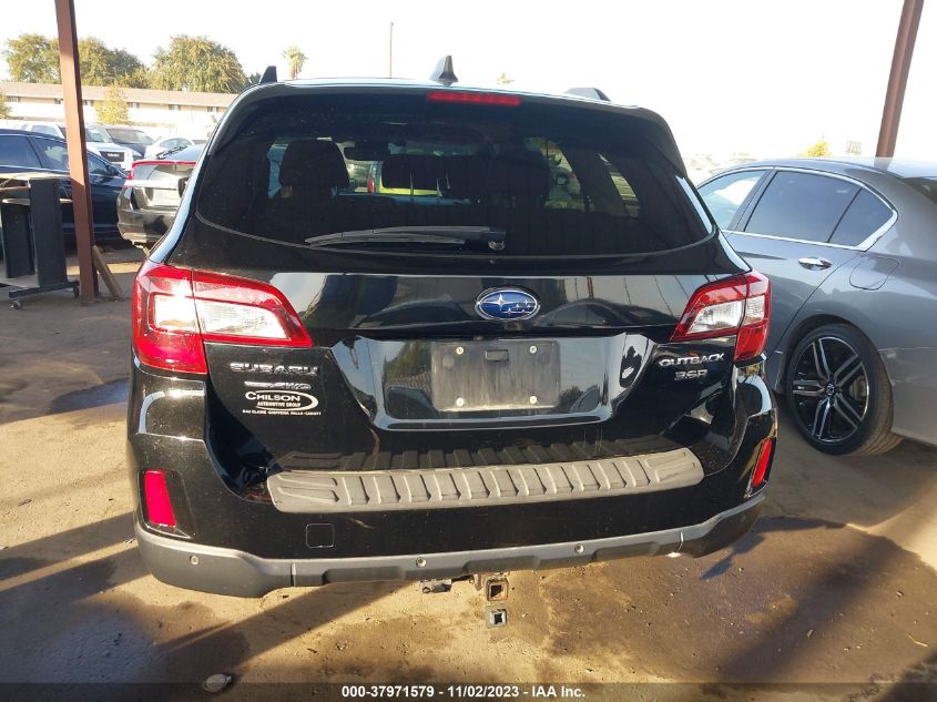 2017 Subaru Outback 3.6R Touring VIN: 4S4BSETC0H3206477 Lot: 37971579