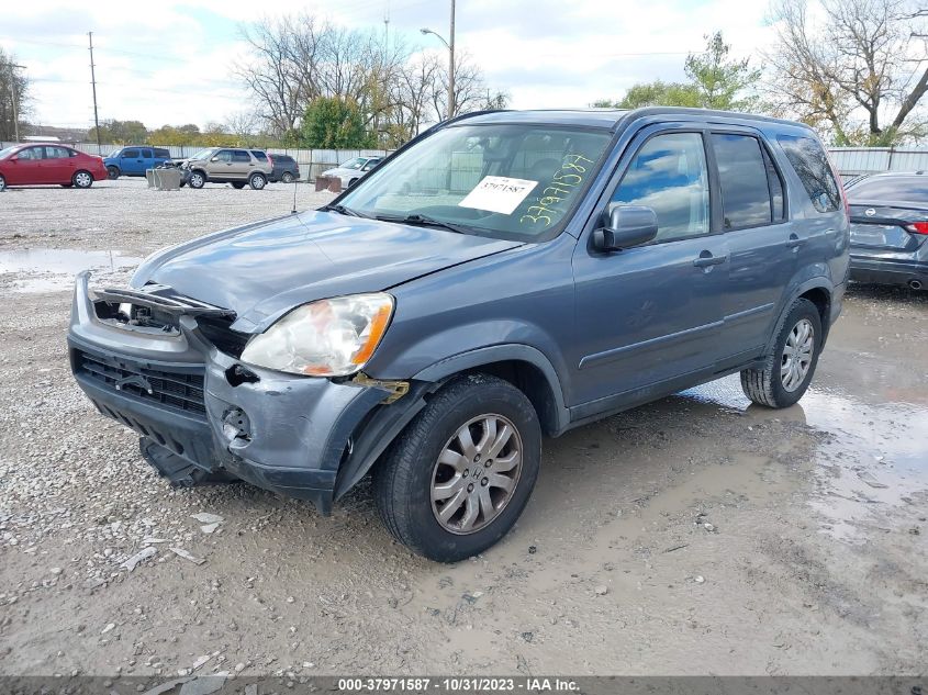 2005 Honda Cr-V Se VIN: JHLRD78945C032336 Lot: 37971587