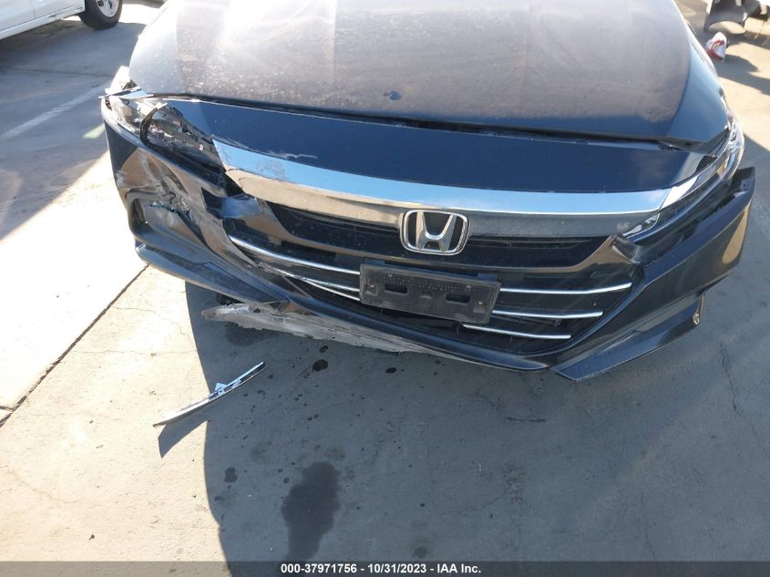 2021 Honda Accord Lx VIN: 1HGCV1F18MA024827 Lot: 37971756