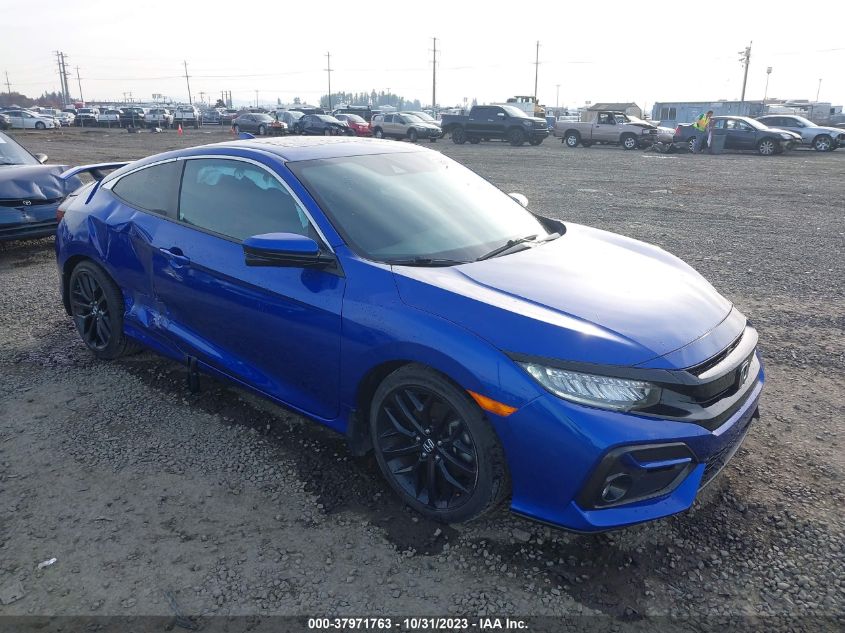 2020 Honda Civic Si Coupe VIN: 2HGFC3A5XLH753226 Lot: 37971763