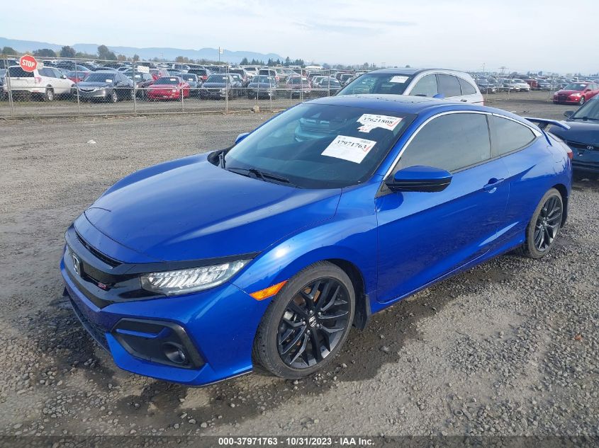 2020 Honda Civic Si Coupe VIN: 2HGFC3A5XLH753226 Lot: 37971763