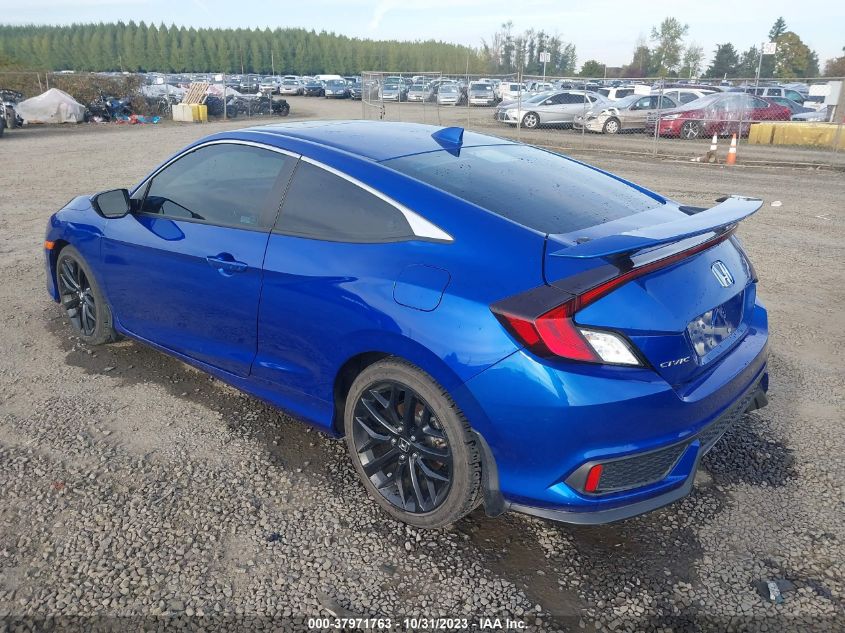 2020 Honda Civic Si Coupe VIN: 2HGFC3A5XLH753226 Lot: 37971763