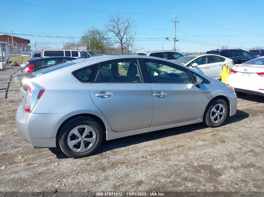 2012 Toyota Prius One/Two/Three/Four/Five VIN: JTDKN3DU1C5536763 Lot: 37971912