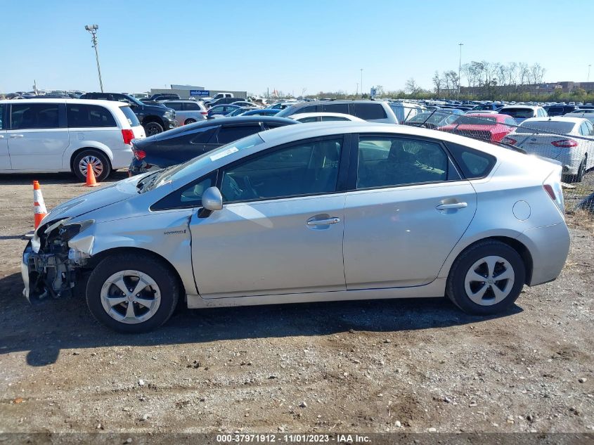 2012 Toyota Prius One/Two/Three/Four/Five VIN: JTDKN3DU1C5536763 Lot: 37971912