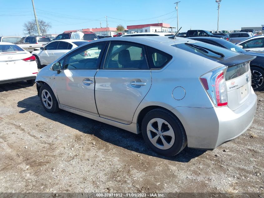 2012 Toyota Prius One/Two/Three/Four/Five VIN: JTDKN3DU1C5536763 Lot: 37971912