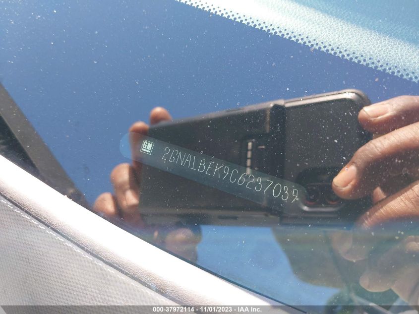 2012 Chevrolet Equinox Ls VIN: 2GNALBEK9C6237039 Lot: 37972114