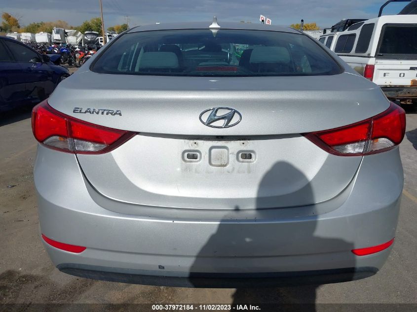 2014 Hyundai Elantra Se (Ulsan Plant) VIN: KMHDH4AE6EU146250 Lot: 37972184