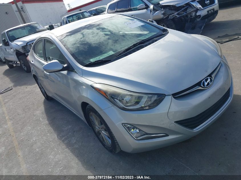 2014 Hyundai Elantra Se (Ulsan Plant) VIN: KMHDH4AE6EU146250 Lot: 37972184