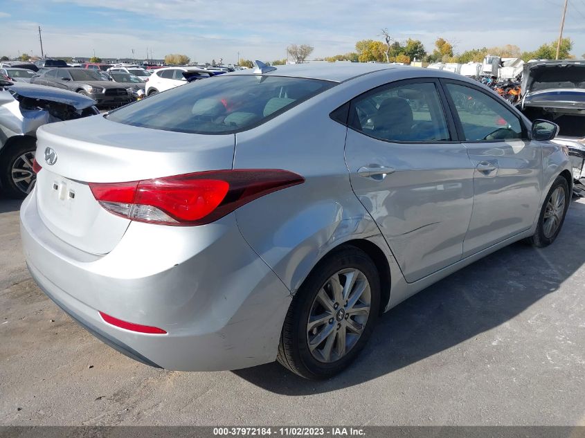 2014 Hyundai Elantra Se (Ulsan Plant) VIN: KMHDH4AE6EU146250 Lot: 37972184