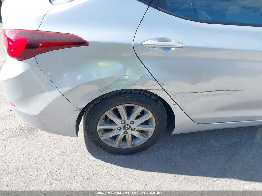 2014 Hyundai Elantra Se (Ulsan Plant) VIN: KMHDH4AE6EU146250 Lot: 37972184