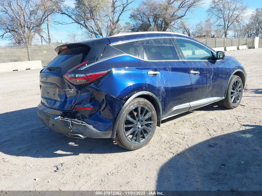 2023 Nissan Murano Platinum Intelligent Awd VIN: 5N1AZ2DS8PC126872 Lot: 37972362