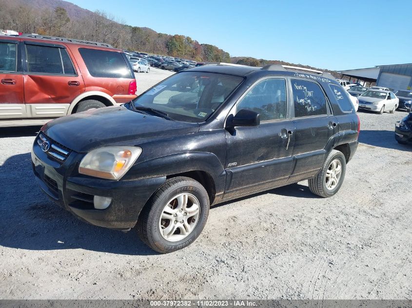 2006 Kia Sportage Ex V6/Lx V6 VIN: KNDJE723367226118 Lot: 37972382