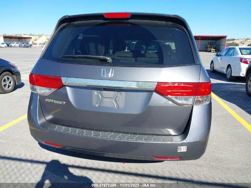 2014 Honda Odyssey Ex-L VIN: 5FNRL5H67EB128328 Lot: 37972388