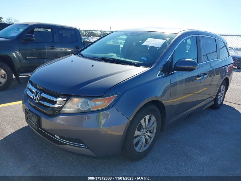 2014 Honda Odyssey Ex-L VIN: 5FNRL5H67EB128328 Lot: 37972388