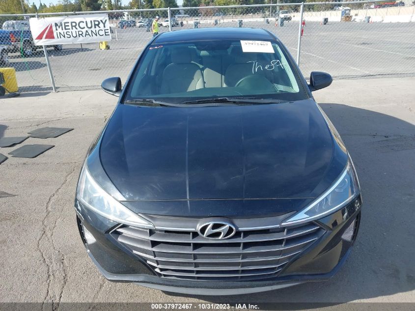 2019 Hyundai Elantra Se VIN: 5NPD74LF6KH489319 Lot: 37972467