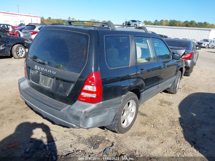 2005 Subaru Forester 2.5X VIN: JF1SG63695H709385 Lot: 37972511